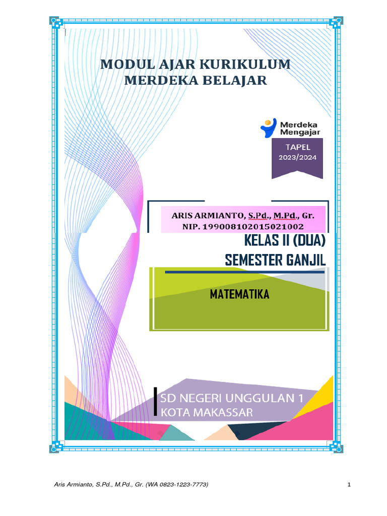 Modul Ajar Matematika Kelas 2 SD | PDF
