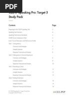 1 - CELPIP Speaking Pro: Target 5 Study Pack