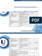 Rúbrica de Evaluación Anual Fundamentos Teoricos y Tecnologicos de Terapia Ocupacional Lidro 1