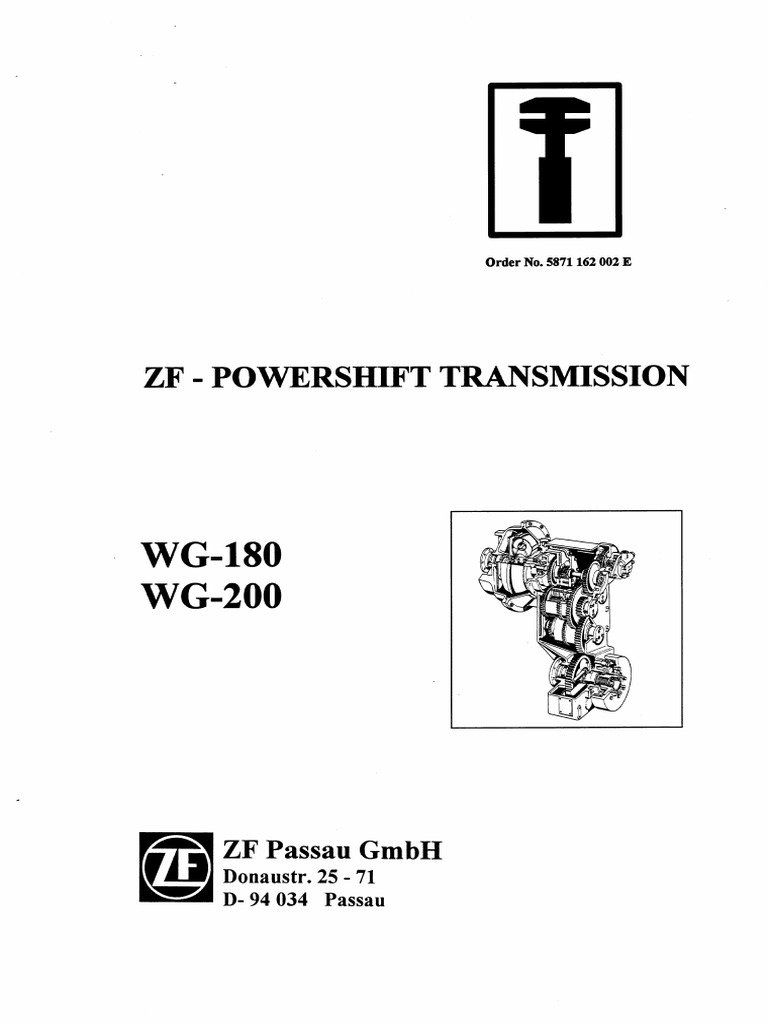 ZF Powershift Transmission Manual PDF