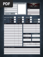 Delta Green Character Sheet Template | PDF