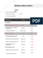 Diagrama de Gantt MEGA SURCO