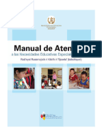 Manual de Atención A Las Necesidades Educativas Especiales 2011