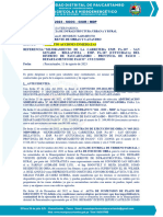 Informe 456 - Solicito Acciones Inmediatas