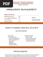 OPERATIONS MANAGEMENT Edited