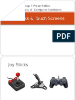 Fundamentals of Computer Hardware: Joy Sticks & Touch Screens