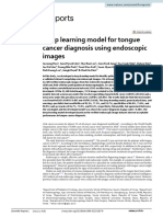 Deep Learning Model For Tongue Cancer Diagnosis Us