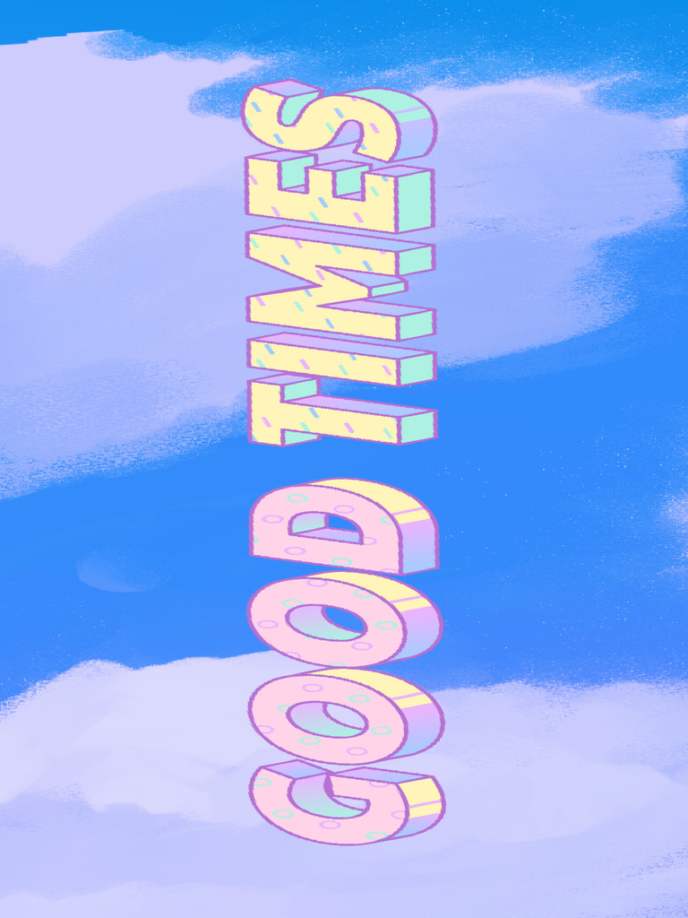 Colorful Grainy Gradient Aesthetic Name Bookmark PDF