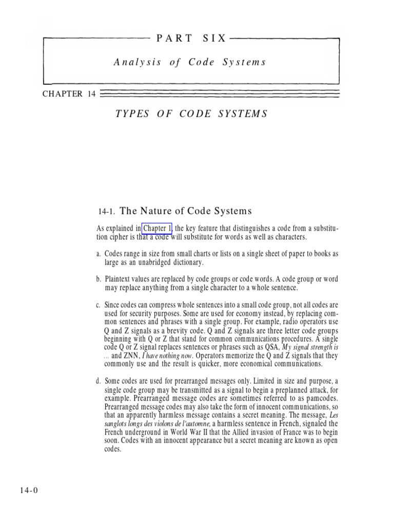 Nature of Code Systems | PDF | Code | Cipher