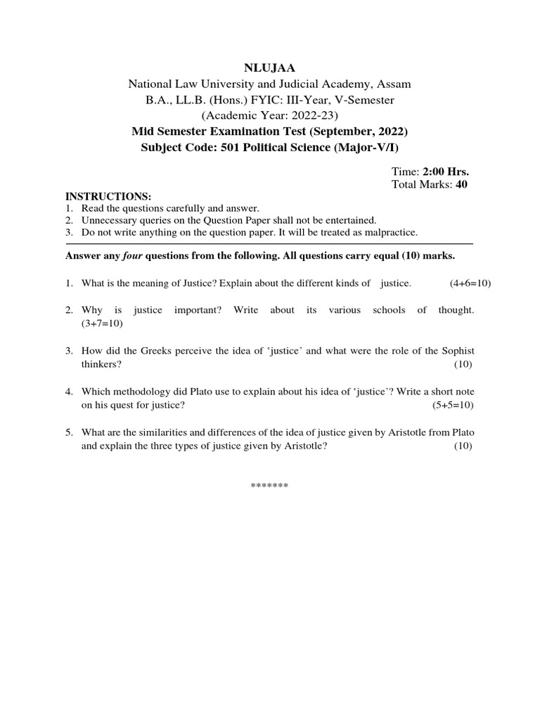 501 Political Science (MajorV) PDF