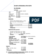 Analisa Biaya Operasional Untuk Sopir-2010