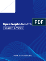 Spectrophotometer: Reliability & Variety