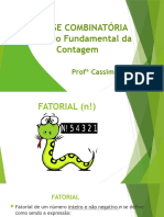 Aula 02. Análise Combinatória - Fatorial