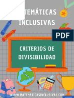 Cuadernos Criterios Divisibilidad