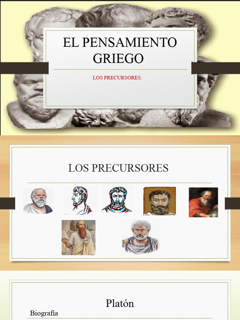El Pensamiento Griego JP | PDF