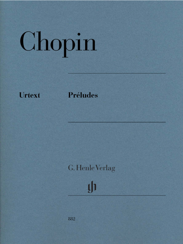 Chopin Preludes PDF