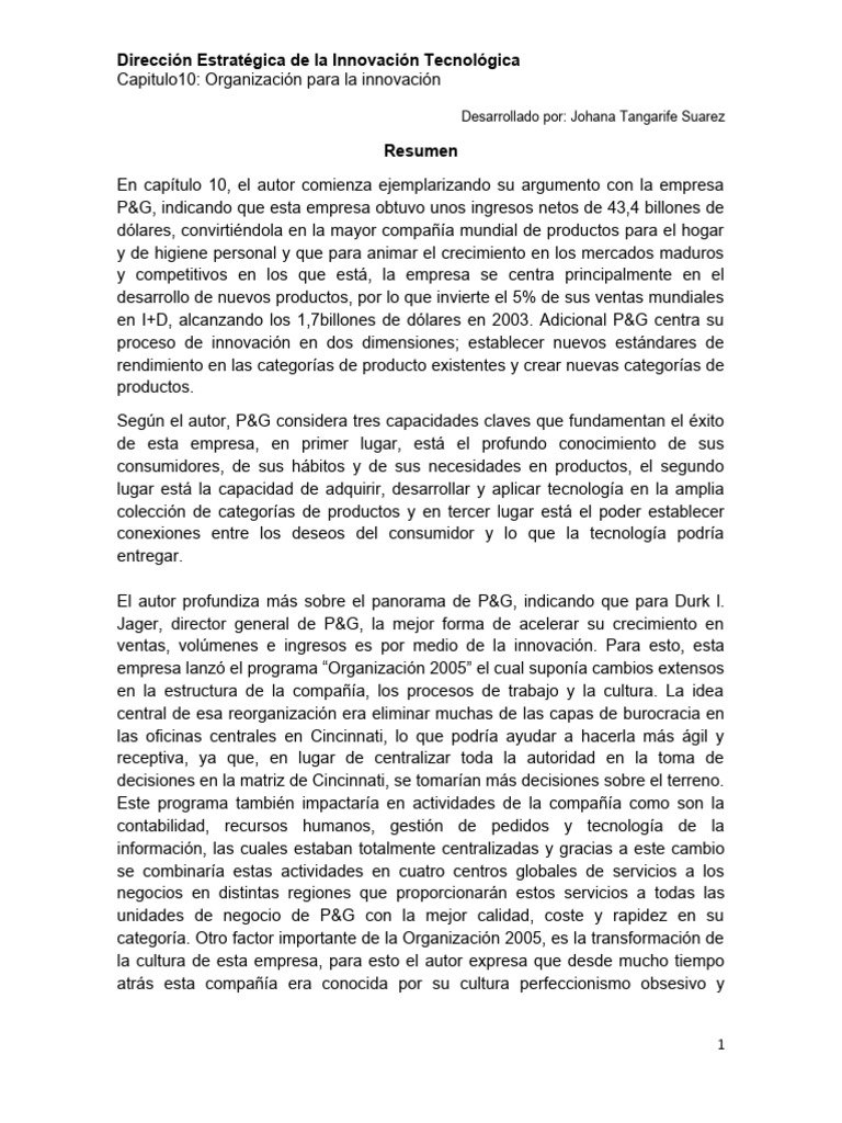 Resumen Capitulo 10 | PDF | Crecimiento personal y profesional ...