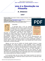 O Marxismo É A Revolução Na Filosofia - Zhdanov