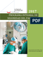 Programa y Politica Seguridad Paciente 2017