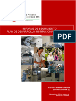 Informe de Seguimiento Plan de Desarrollo Institucional 2015 2016eve