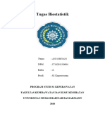 Tugas Biostatistik ANI SURIYANI (1714201110004)