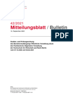 Studien Und Prüfungs Ordnung Mitteilungsblatt - 42-2021 - FB - 3 - StuPrO - B.A. - ÖV - Dual - 2021