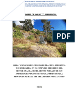 Informe de Impacto Ambiental