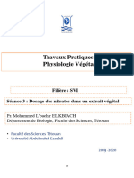 Physiologie Vegetale TD 7