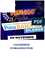 Calendrier KUKOFAFRIKA