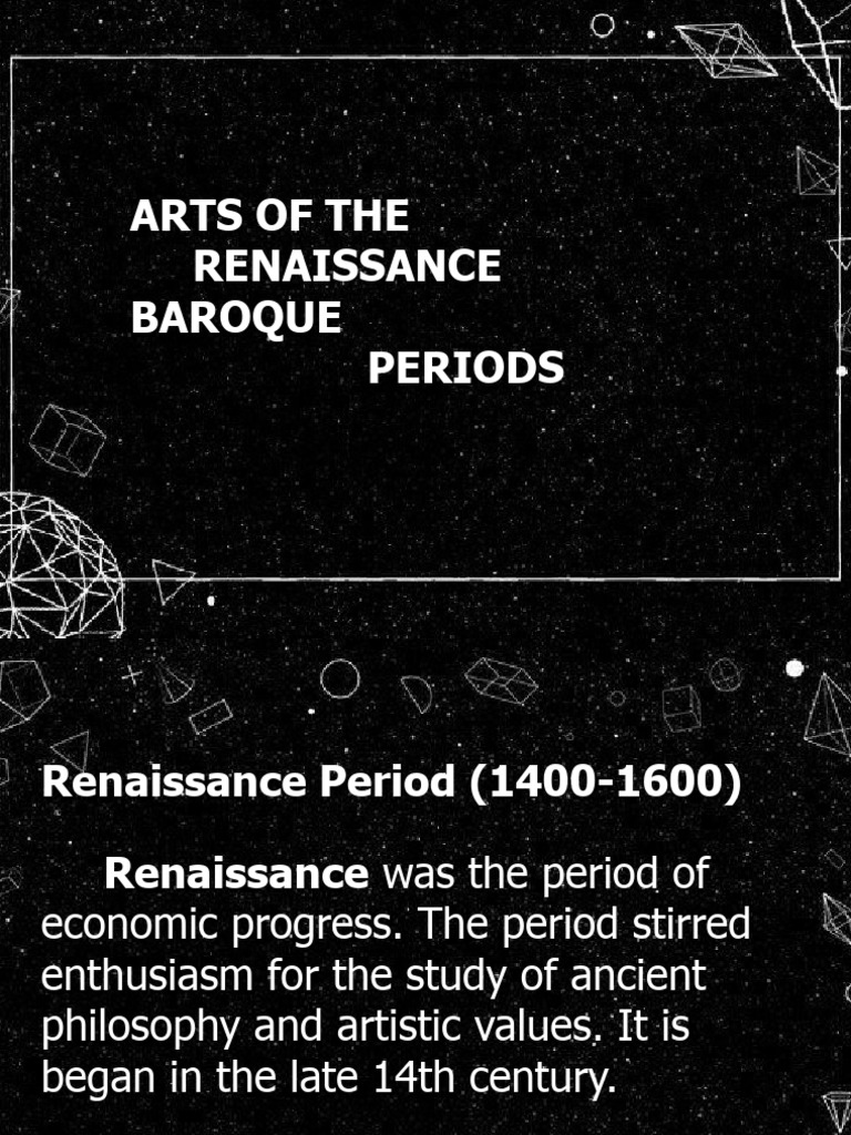 Renaissance Art and Artists Overview | PDF