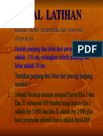 SOAL  LATIHAN 2.2