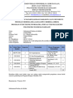 Pengajuan Konversi SKS - Program MBKM Prodi TI