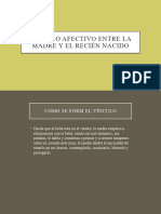 Vínculo Afectivo Entre La Madre y El Recién