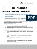  Langkah Sukses Manajemen Energi