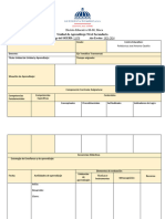 Esquema de Unidad de Aprendizaje 2023-2024