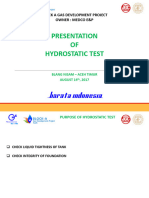 Hydrostatic Test Presentation