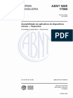 ABNT NBR 17060-2022 - Acessibilidade em Aplicativos de Dispositivos Móveis - Requisitos