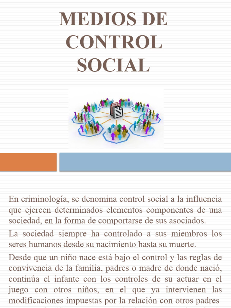 Medios de Control Social y Prevención | PDF