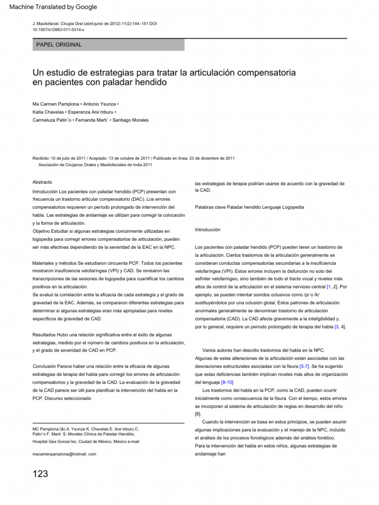  pamplona 2012 a study of strategies for treating compensatory