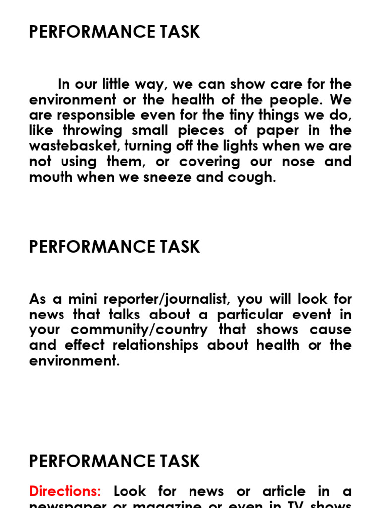 2ND Term Performance Task | PDF