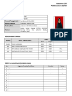 Maetasari - Form Asesmen Diri PSB Beasiswa Santri