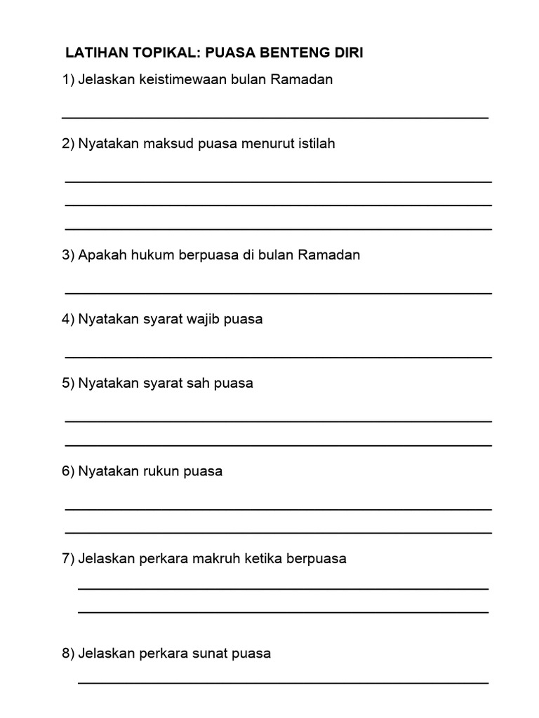 Naskah Khutbah Jumat 13 Maret 2026: Puasa, Benteng Perlindungan Diri