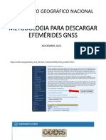 2.1 Metodologia para Descargar Efemérides GNSS