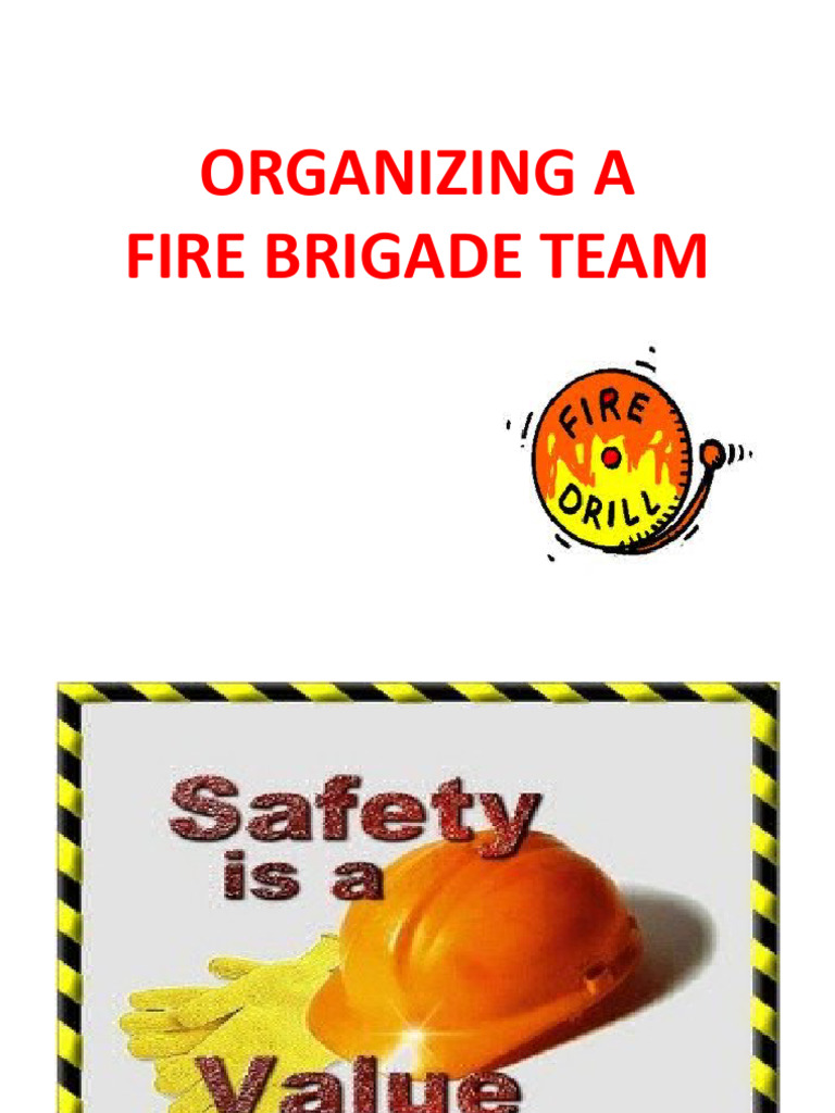 Organizing a Fire Brigade Team | PDF