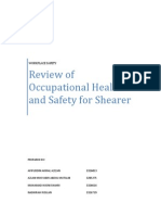 Review of Occupational Health and Safety For Shearer