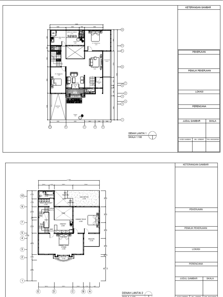 Atap, LT 1, LT 2 PDF