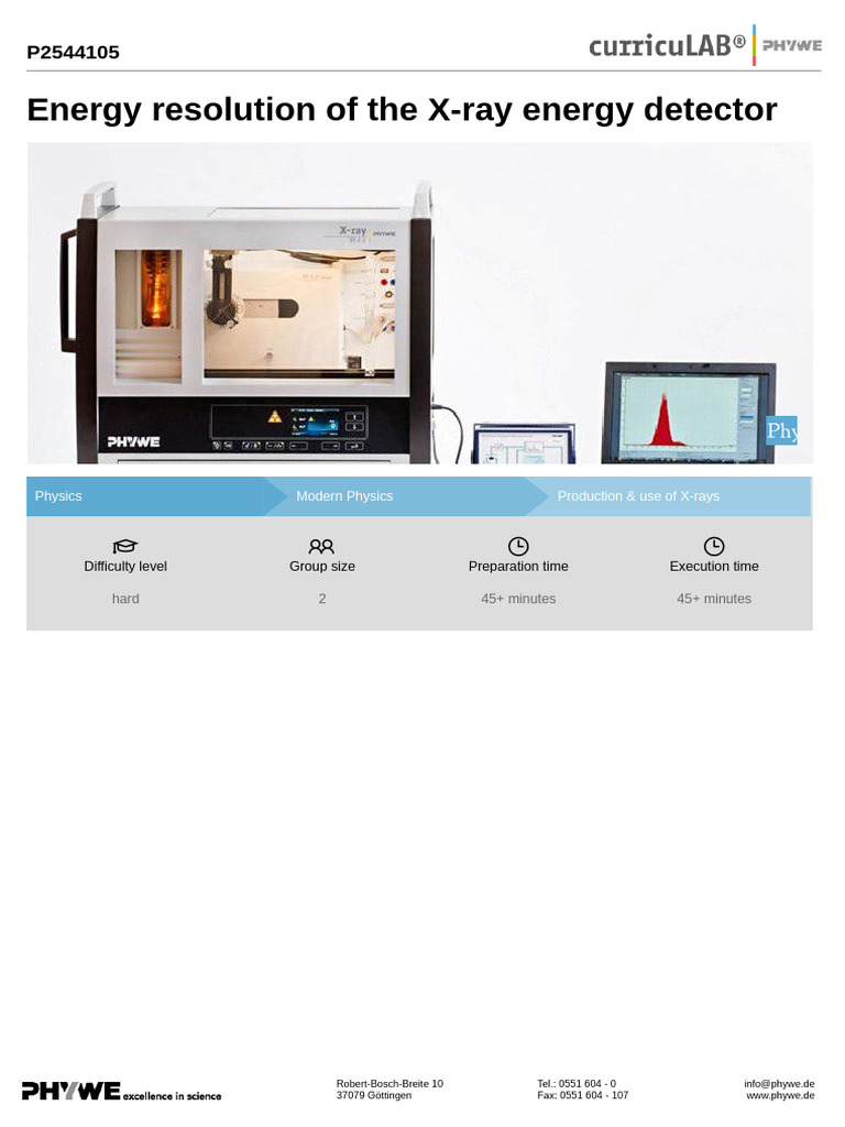 XRF Energy Detector PDF