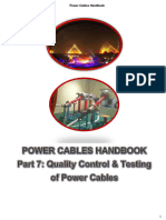 QC & Testing of Power Cables