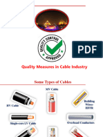 Quality Measure in Cables