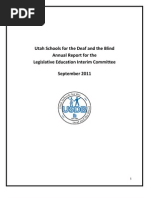 Utah Schools For The Deaf and Blind Interim Final Report 2011